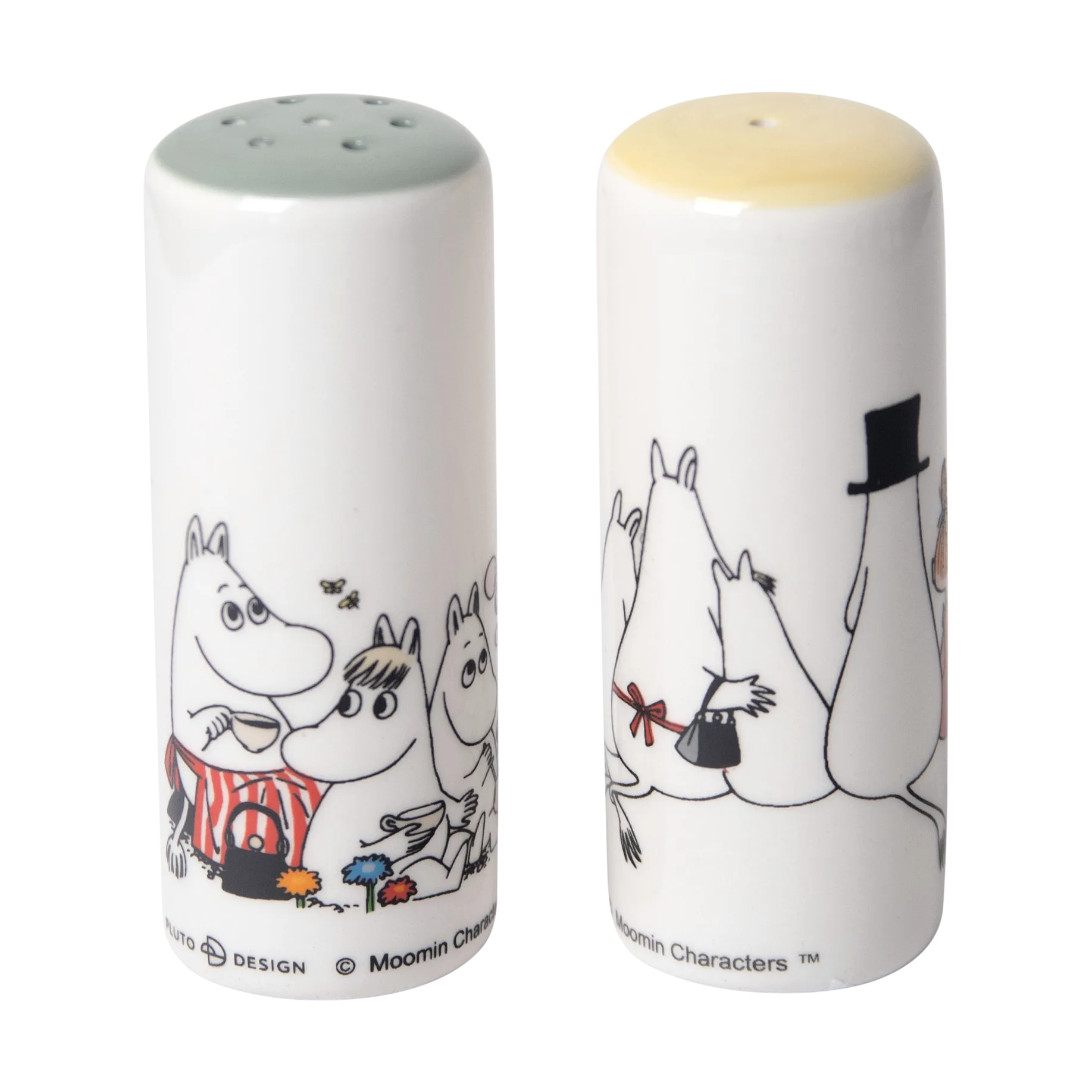 Porta sale e pepe Moomin love, Bianco-multi Pluto Design