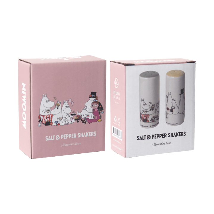 Porta sale e pepe Moomin love, Bianco-multi Pluto Design