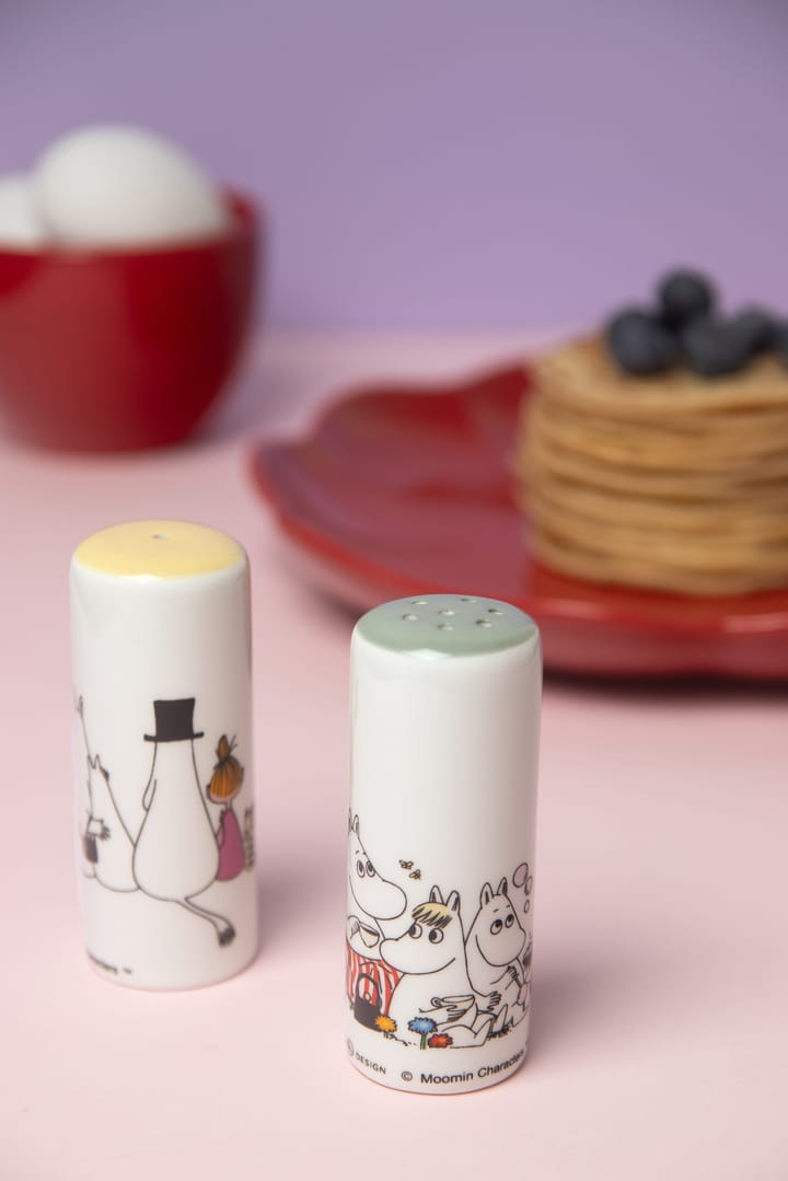 Porta sale e pepe Moomin love, Bianco-multi Pluto Design