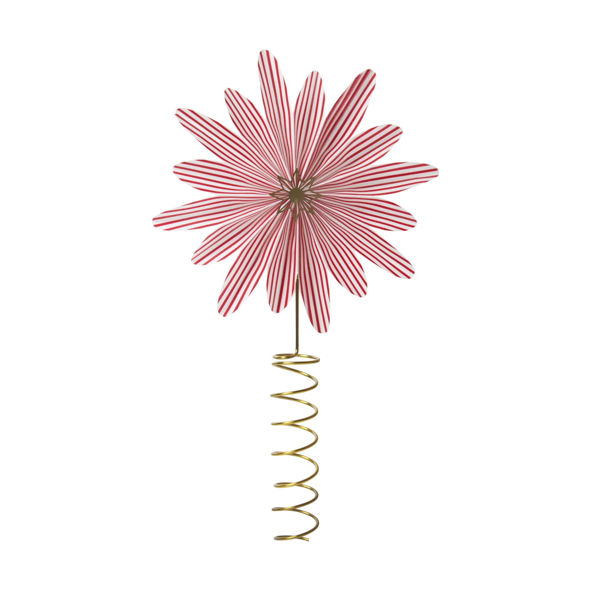 Puntale Polkagris, Rosso, bianco Pluto Design