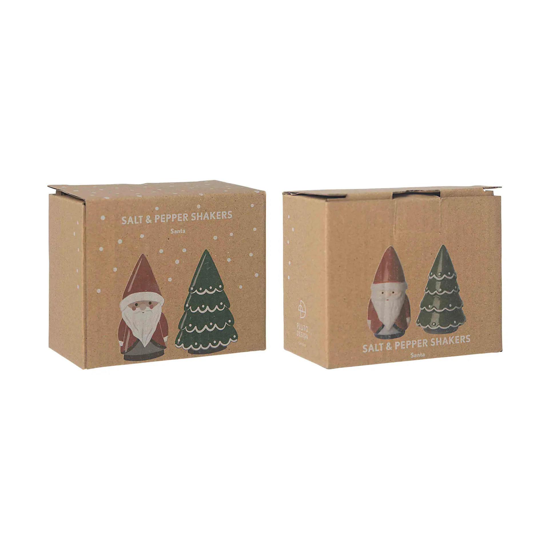 Santa sale e pepe, Babbo Natale, albero di Natale Pluto Design