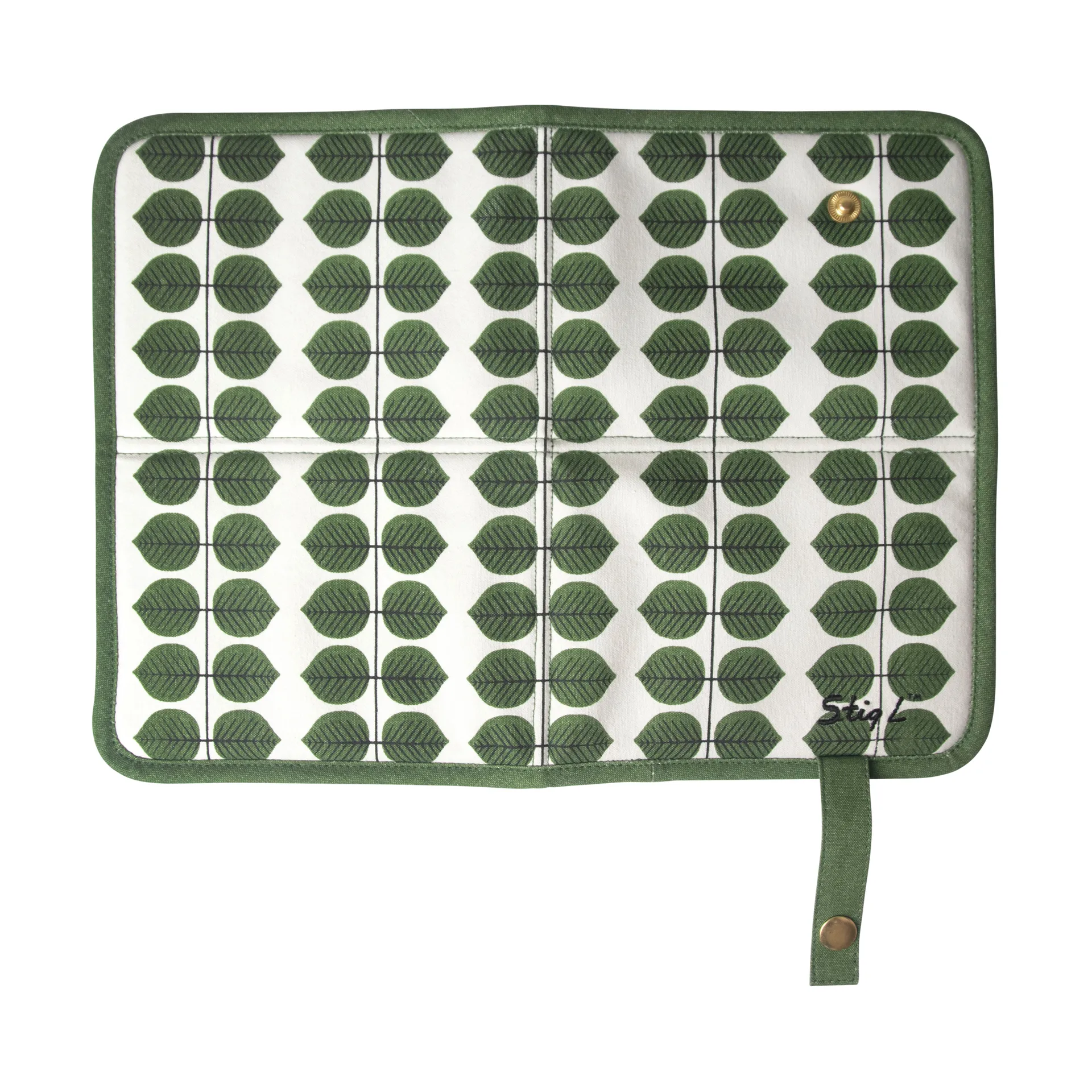 Sedile Berså, Bianco-verde Pluto Design