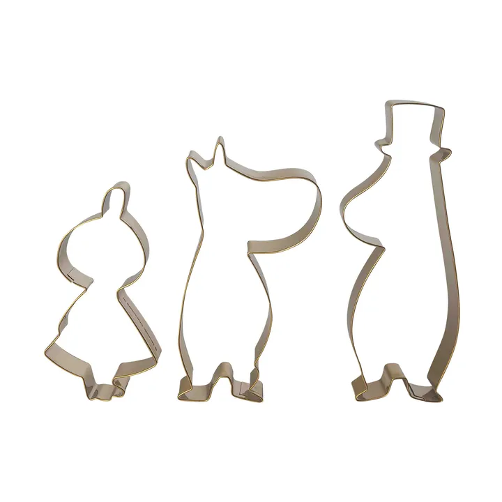 Stampi per biscotti invernali Mumin, set di 3 pezzi - Lilla My Muminpappan, Mumintrollet - Pluto Design