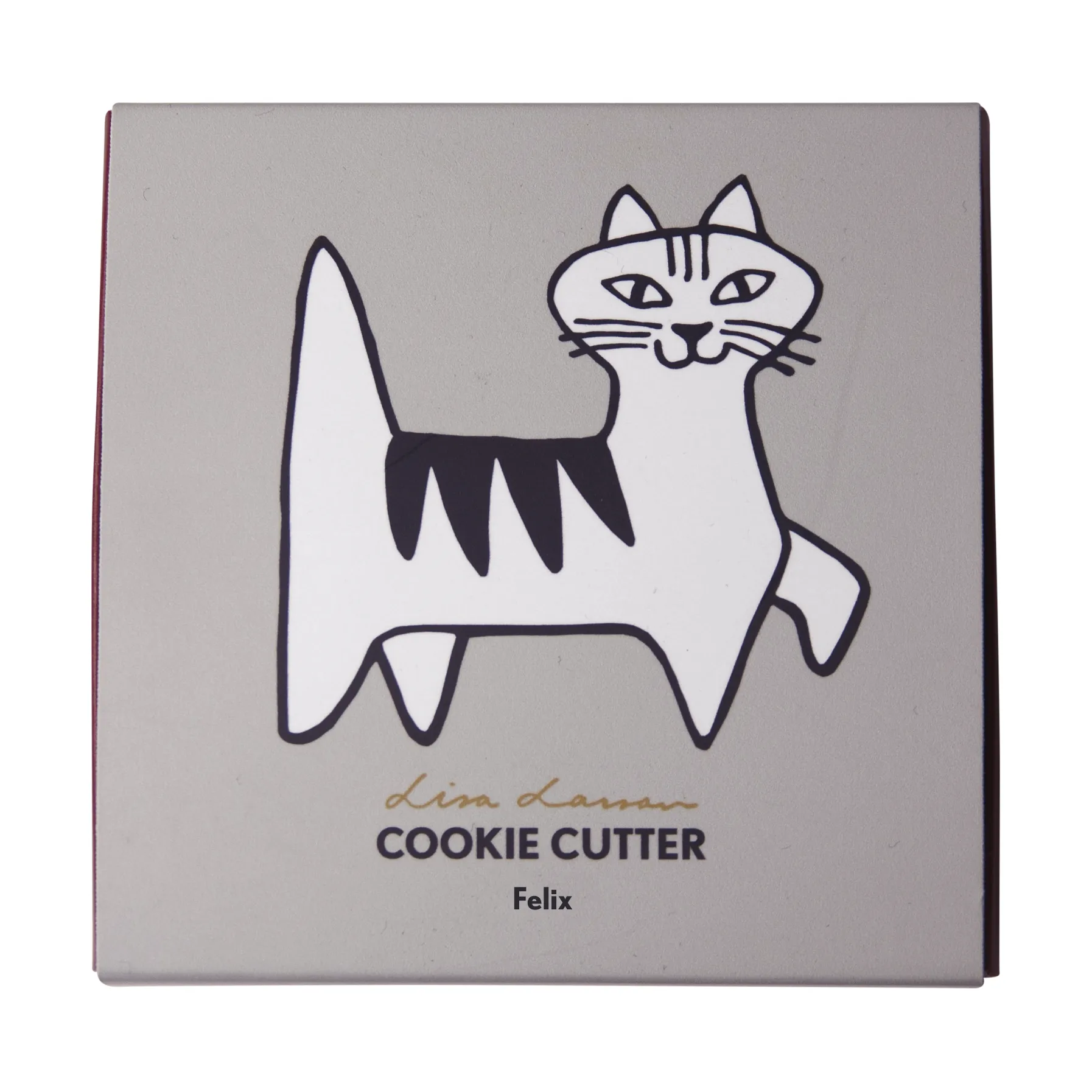 Stampo per biscotti Lisa Larson Felix, Oro Pluto Design