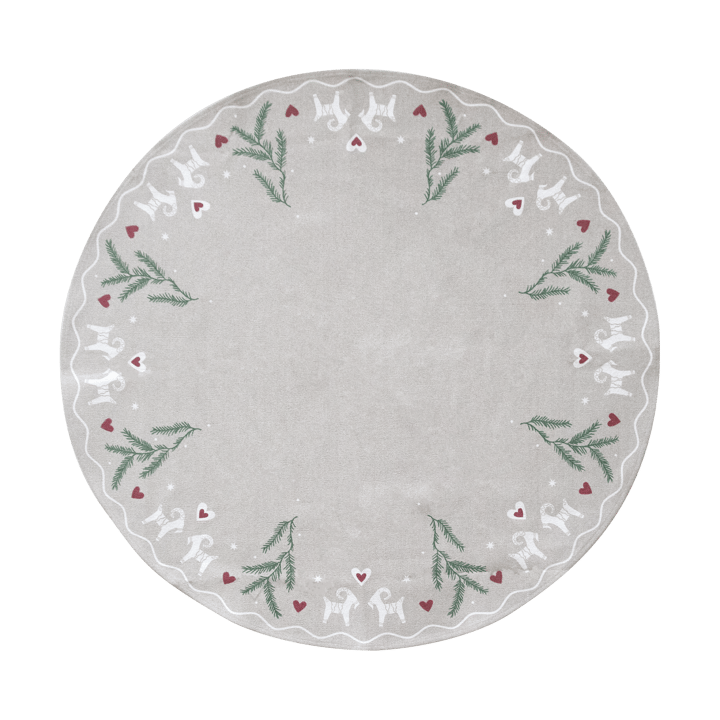 Tappeto per albero di Natale Ø110 cm Yule Goat  - Beige - Pluto Design