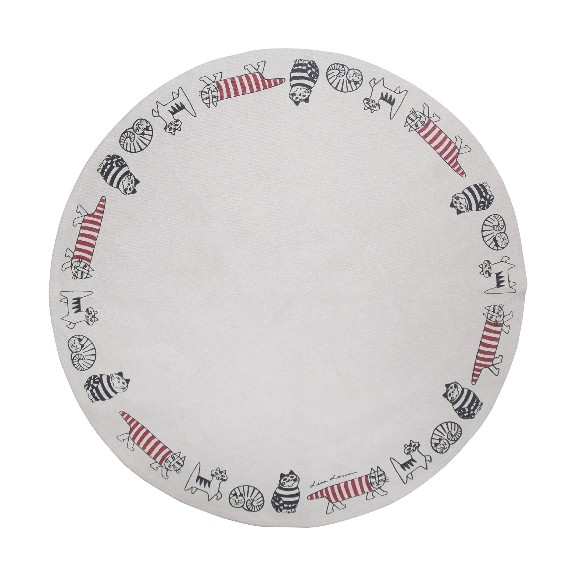 Tappeto per albero di Natale Lisa Larson Ø105,6 cm, Beige Pluto Design