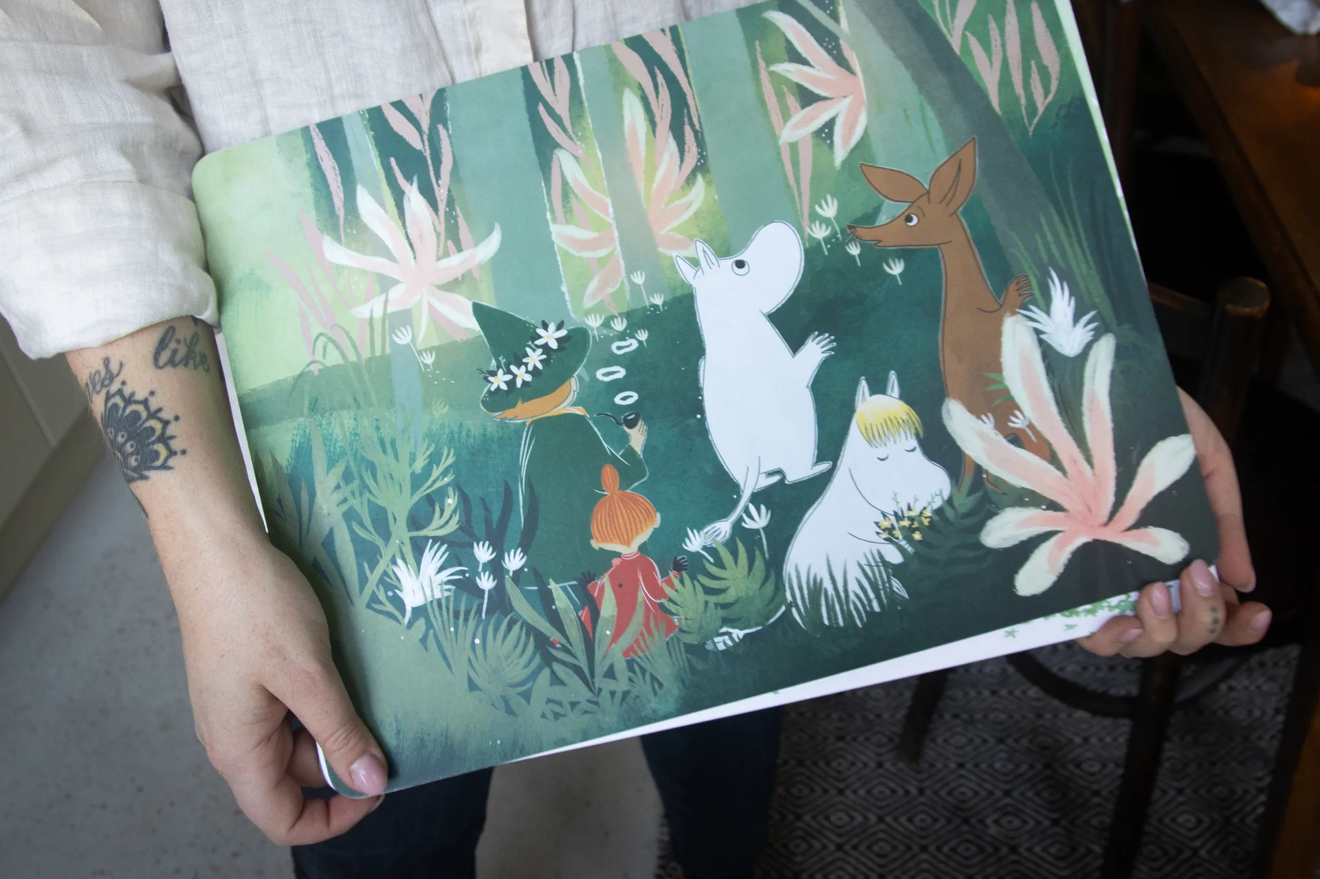 Tovaglietta Moomin, set da 2, Multi Pluto Design