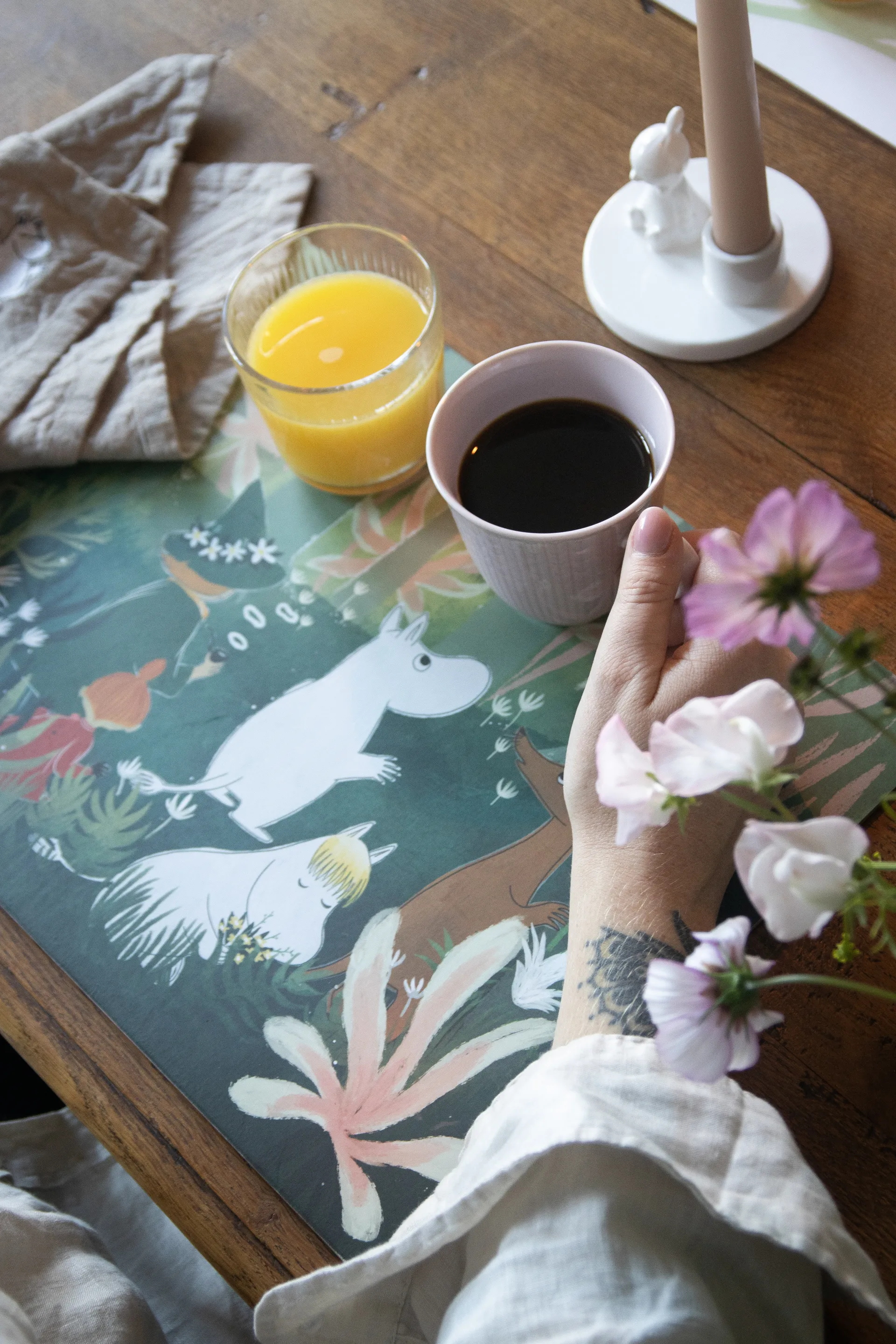 Tovaglietta Moomin, set da 2, Multi Pluto Design