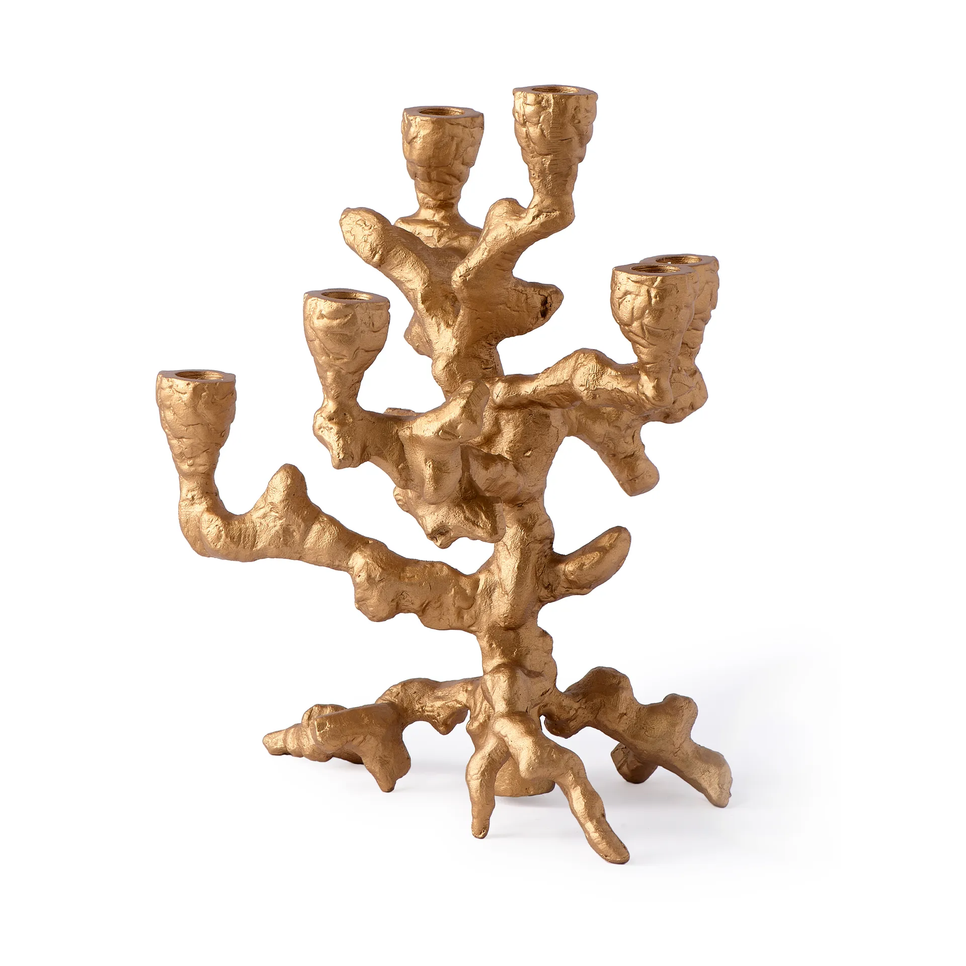 Candelabro Apple tree S da 32,5 cm, Oro POLSPOTTEN