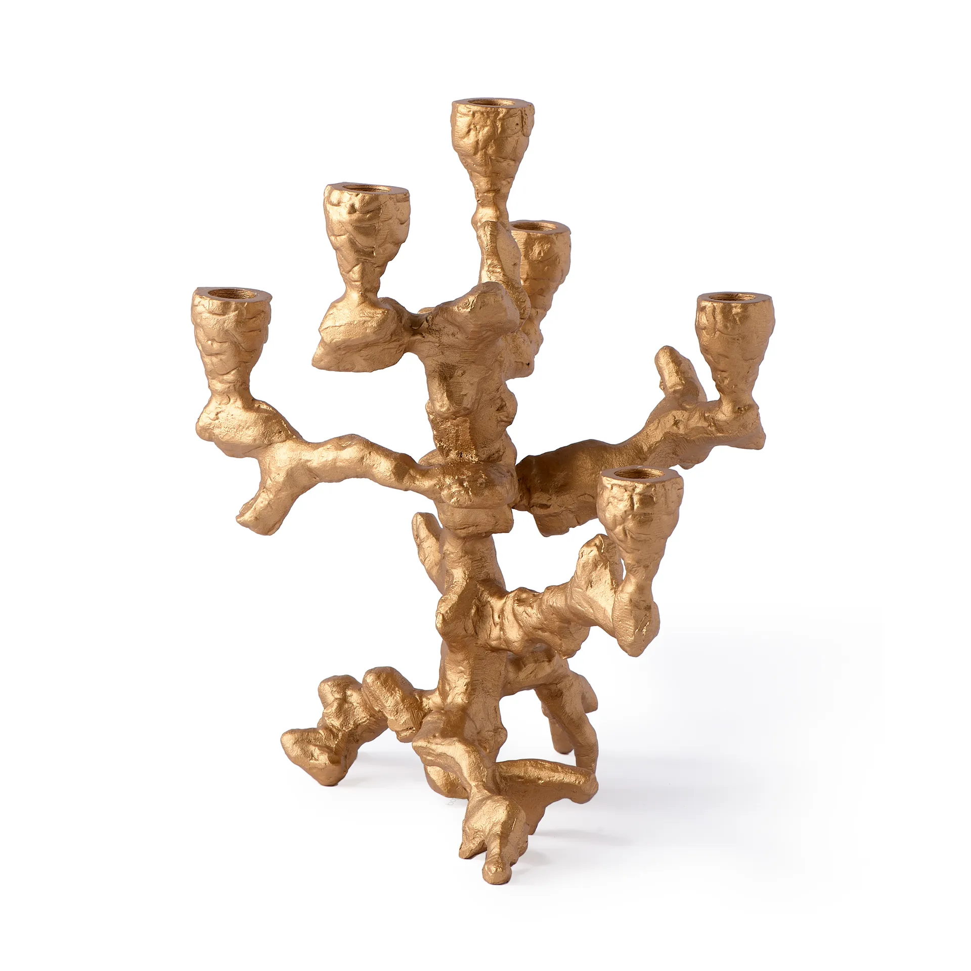 Candelabro Apple tree S da 32,5 cm, Oro POLSPOTTEN