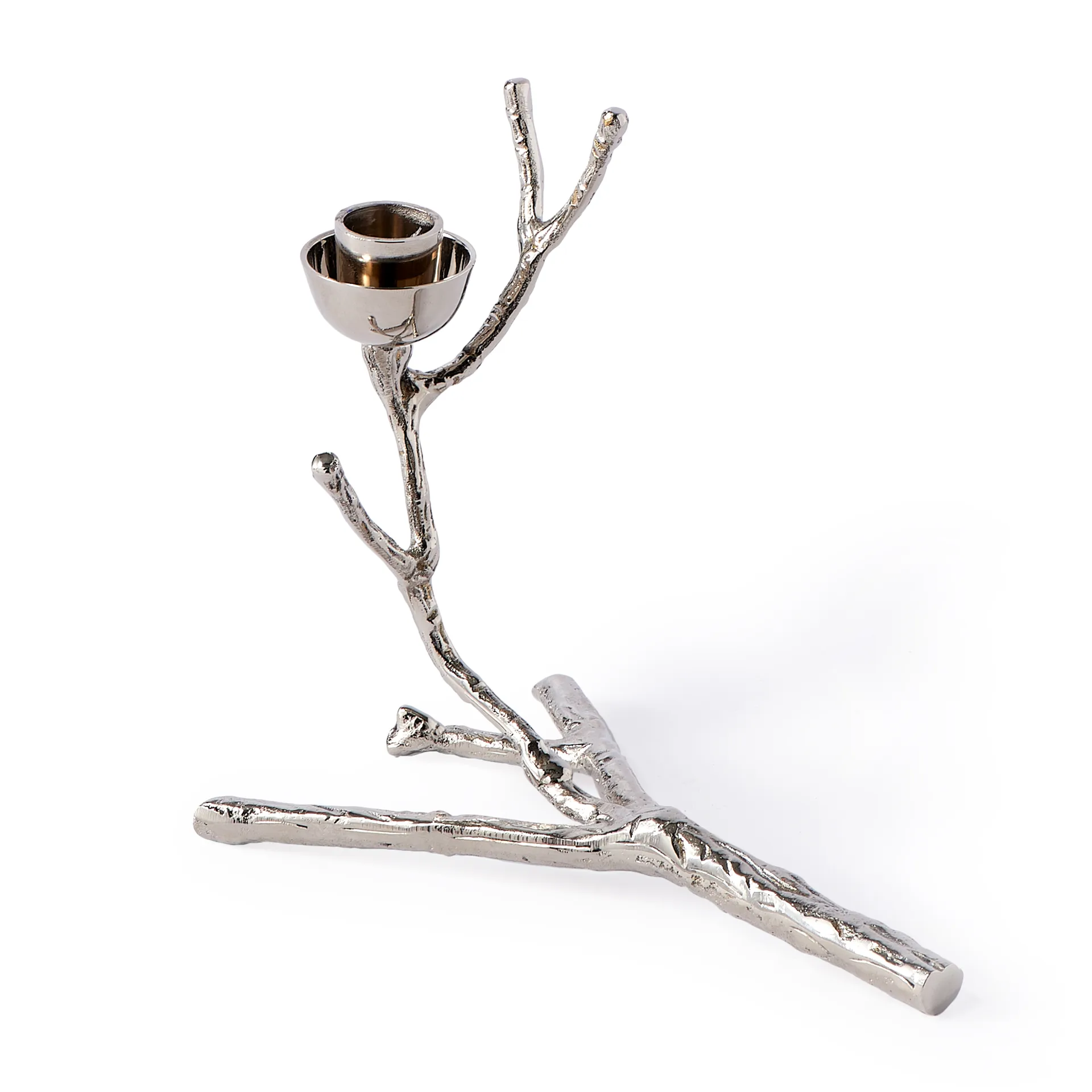 Candelabro Twiggy S 14 cm, Silver POLSPOTTEN