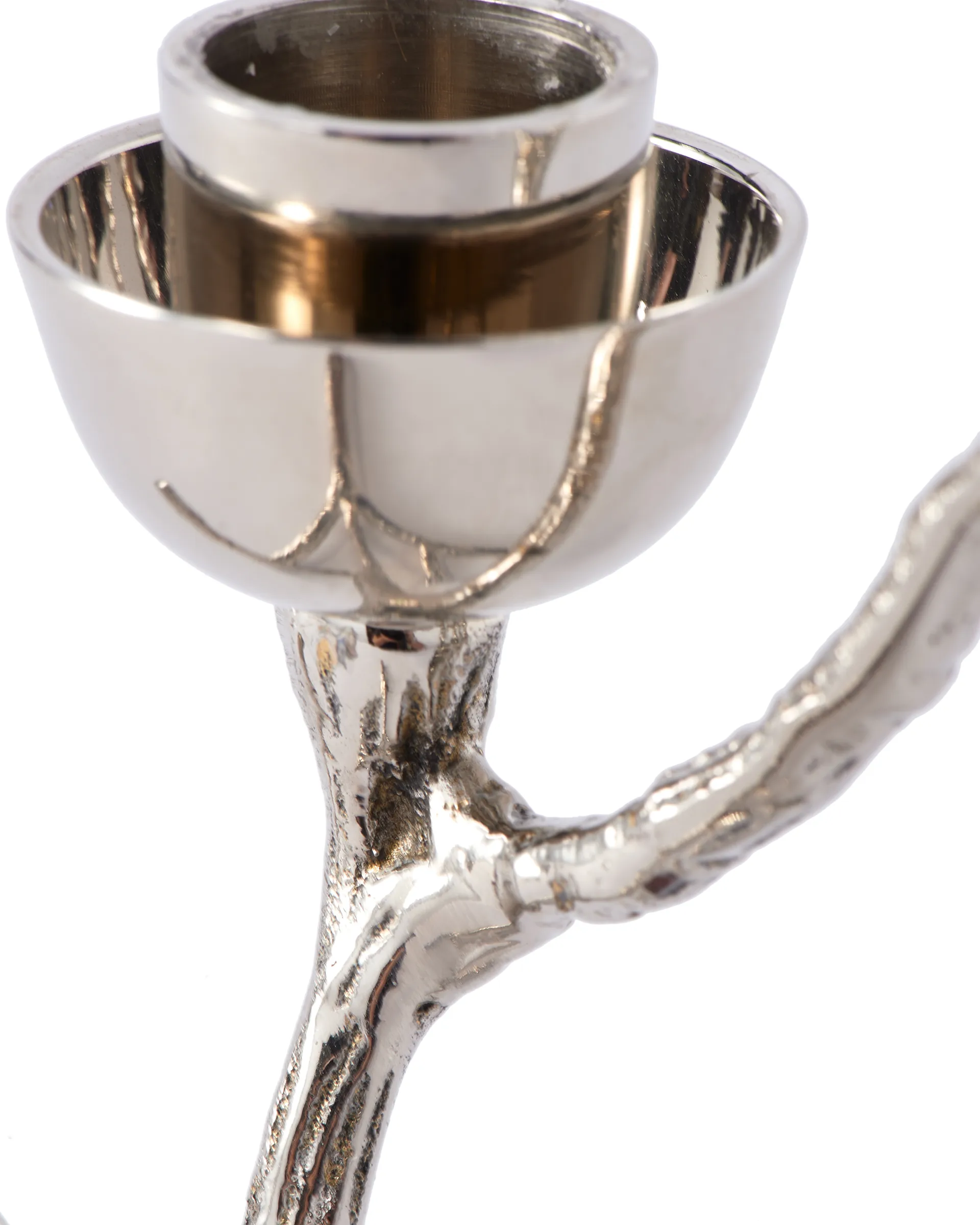 Candelabro Twiggy S 14 cm, Silver POLSPOTTEN