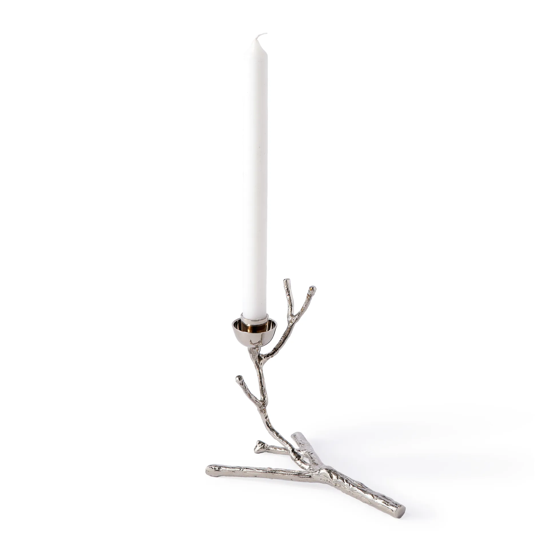 Candelabro Twiggy S 14 cm, Silver POLSPOTTEN