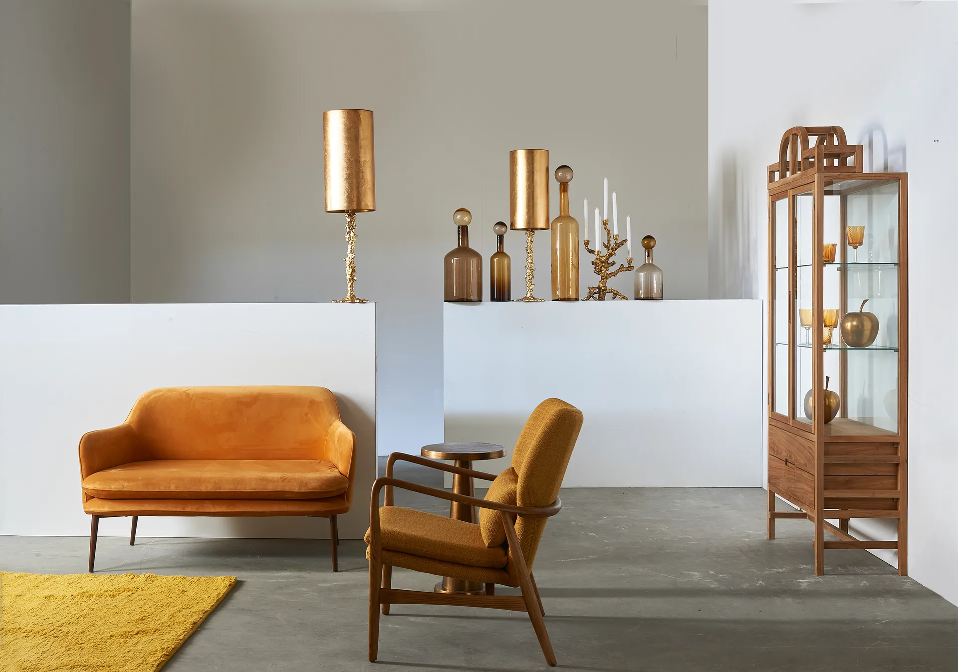 Candeliere L Apple Tree 53 cm, Oro POLSPOTTEN