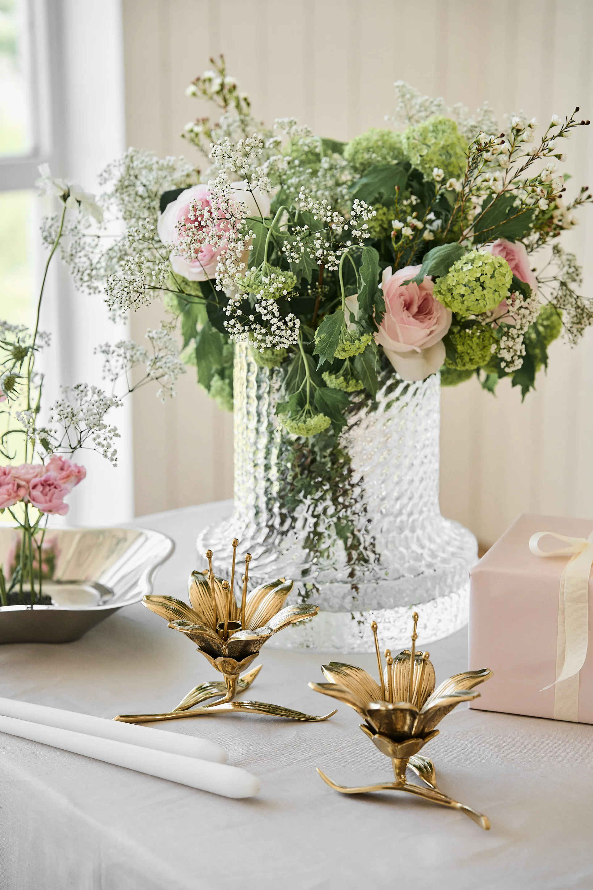 Candeliere Lilly 15 cm, Oro POLSPOTTEN