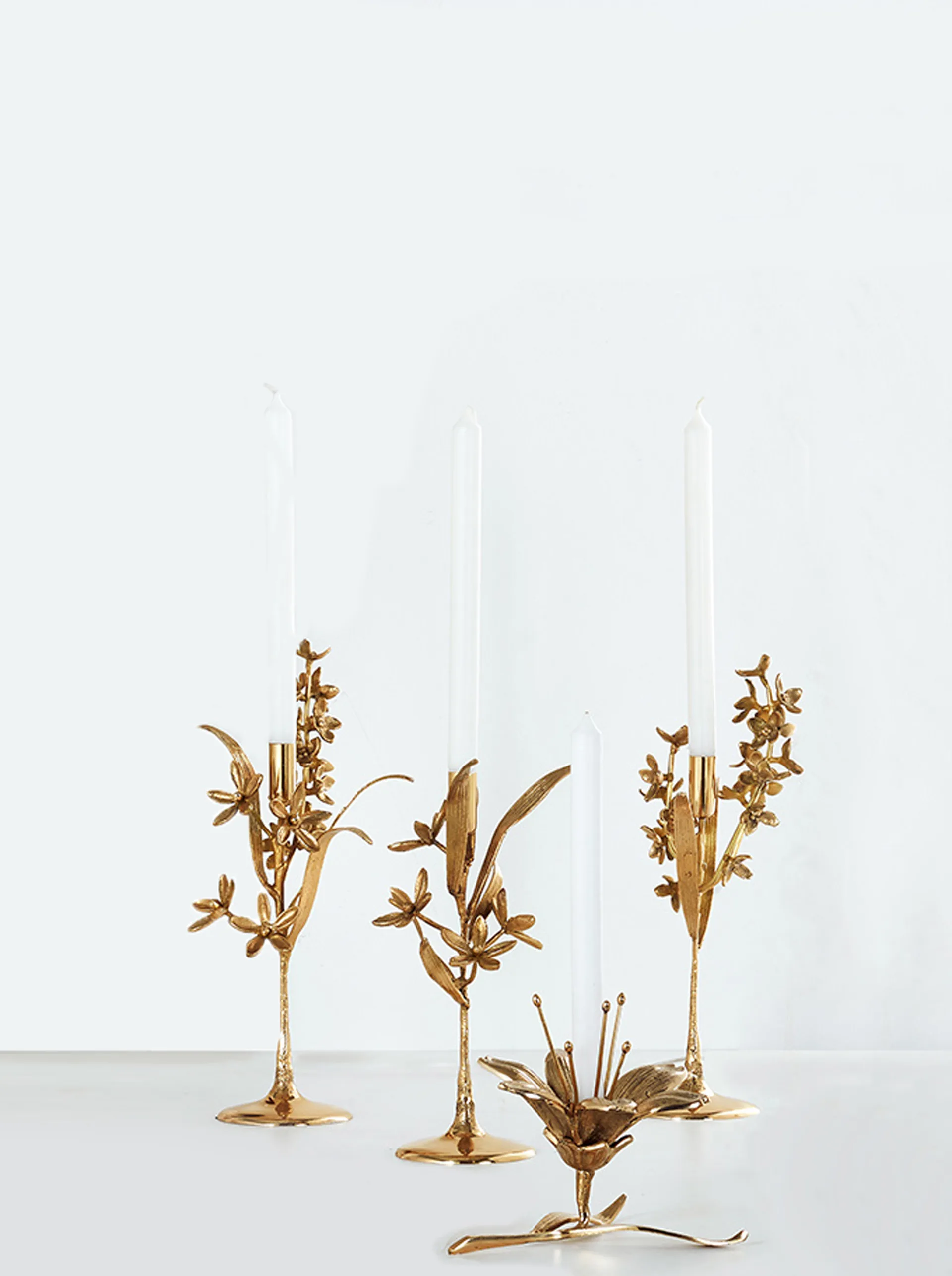 Candeliere Lilly 15 cm, Oro POLSPOTTEN