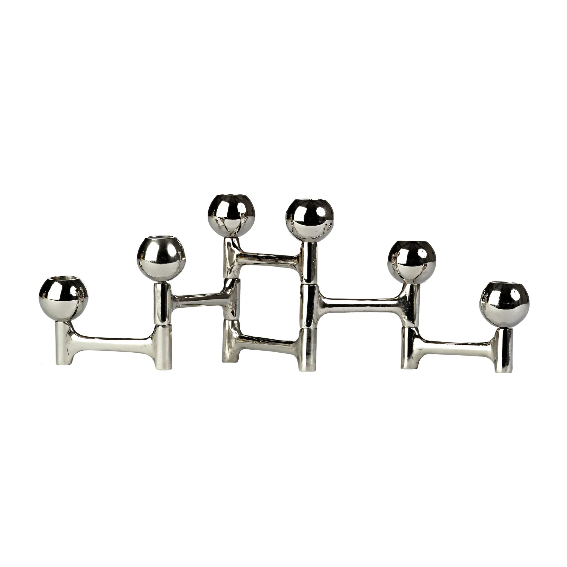 Candeliere Round Folding 28x15 cm, Argento POLSPOTTEN