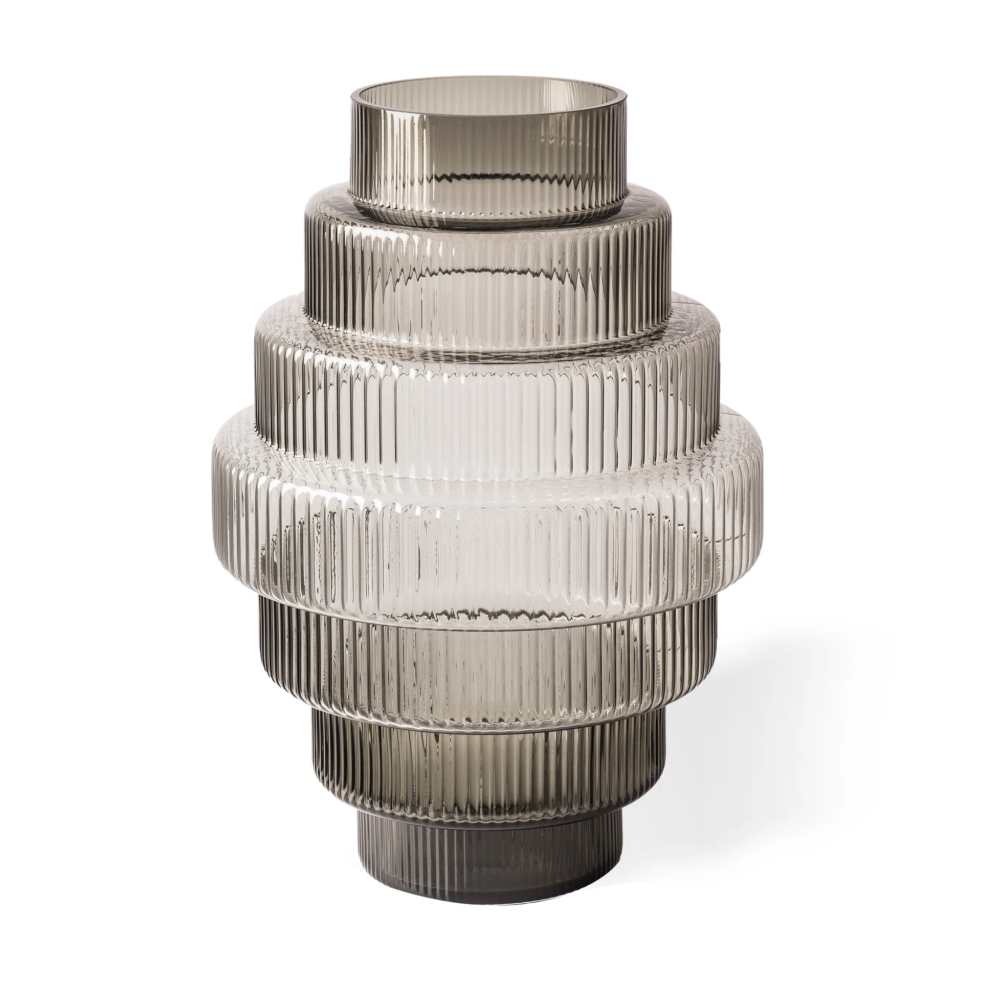 Vaso L Steps 50 cm, Grigio scuro POLSPOTTEN