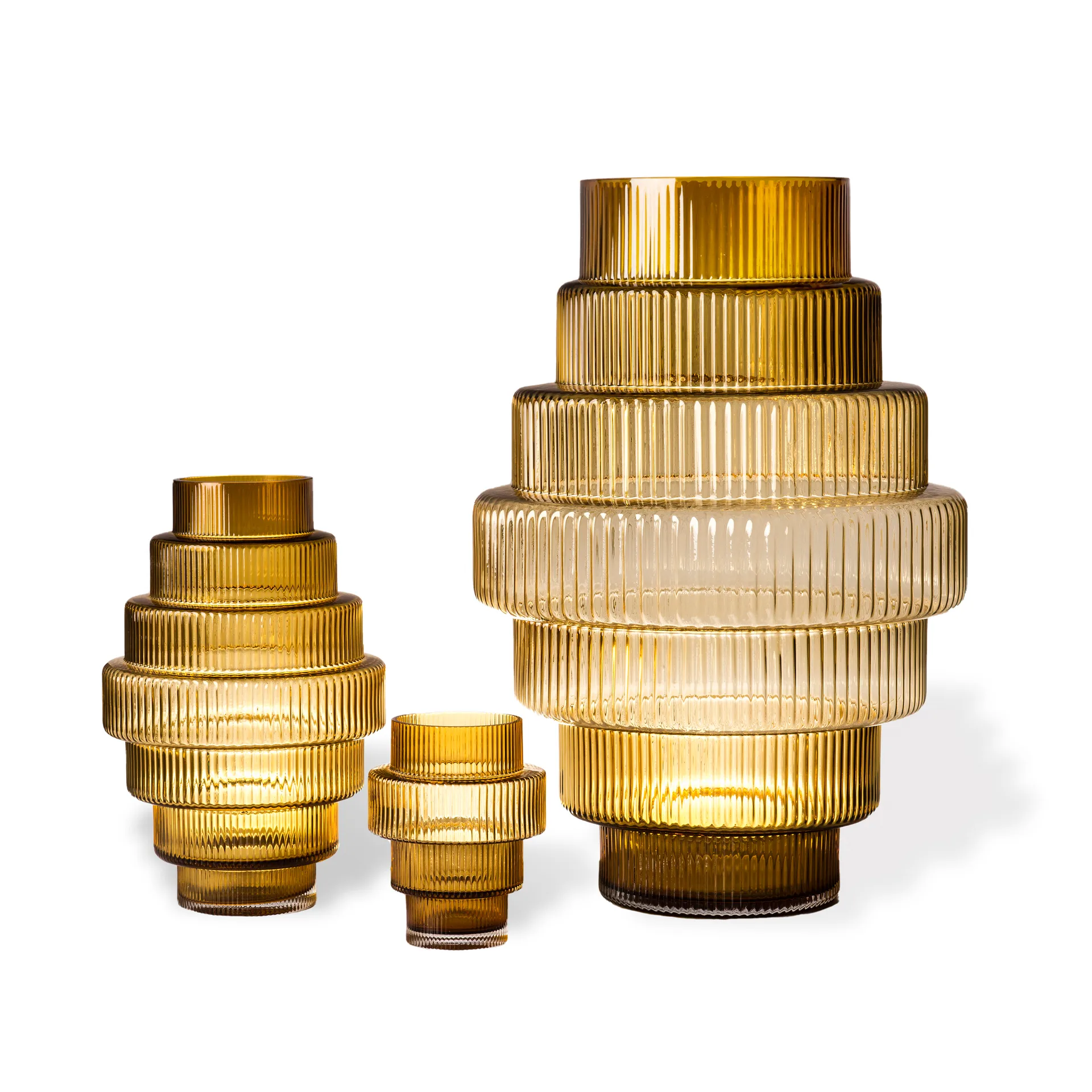 Vaso L Steps 50 cm, Ocra POLSPOTTEN