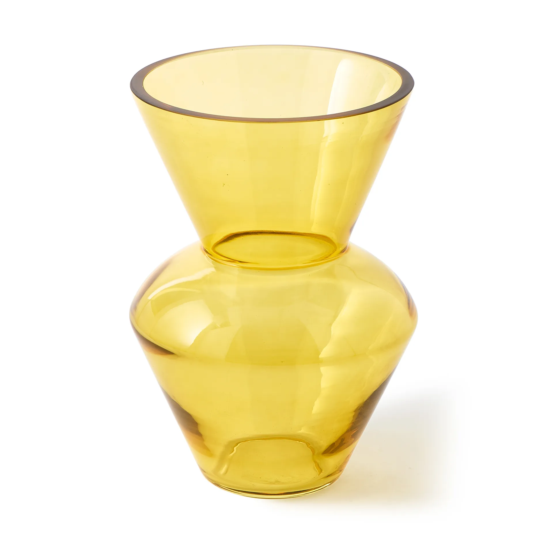 Vaso S Fat Neck 35 cm, Giallo POLSPOTTEN