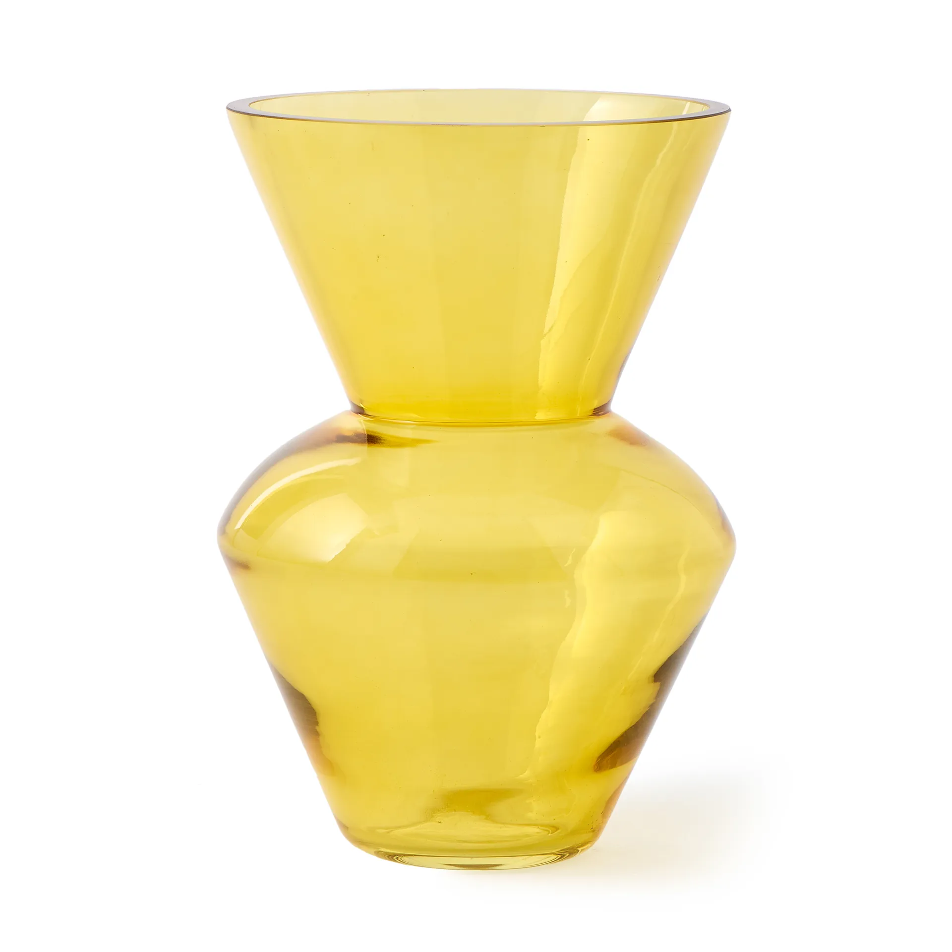 Vaso S Fat Neck 35 cm, Giallo POLSPOTTEN