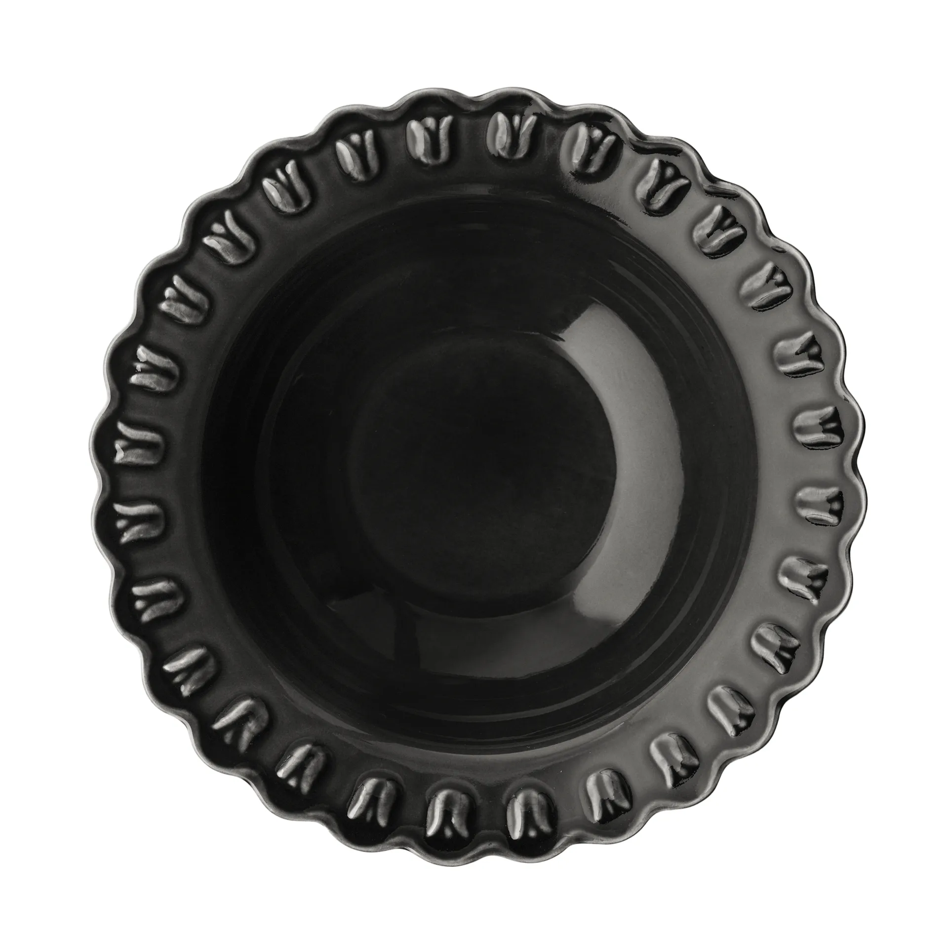 Ciotola da portata Tulipa large Ø30 cm, Almost black PotteryJo