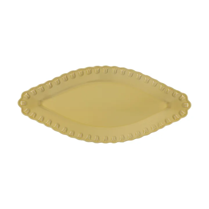 Piattino ovale Tulipa 20x45 cm - Pale Moon - PotteryJo