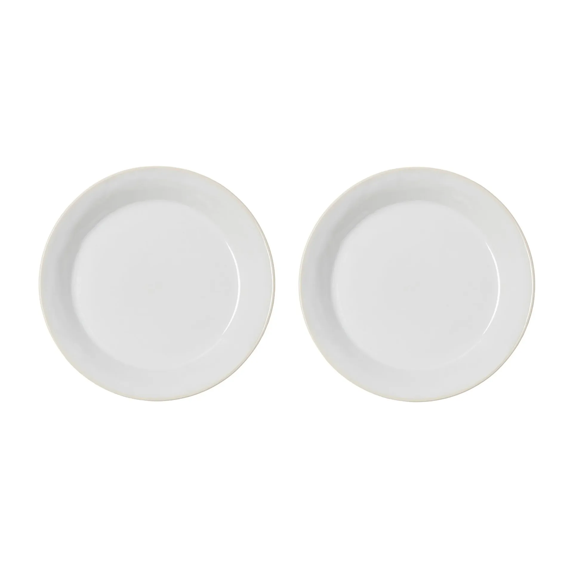 Piatto da dolce Daga Ø 20 cm, confezione da 2, Bianco PotteryJo