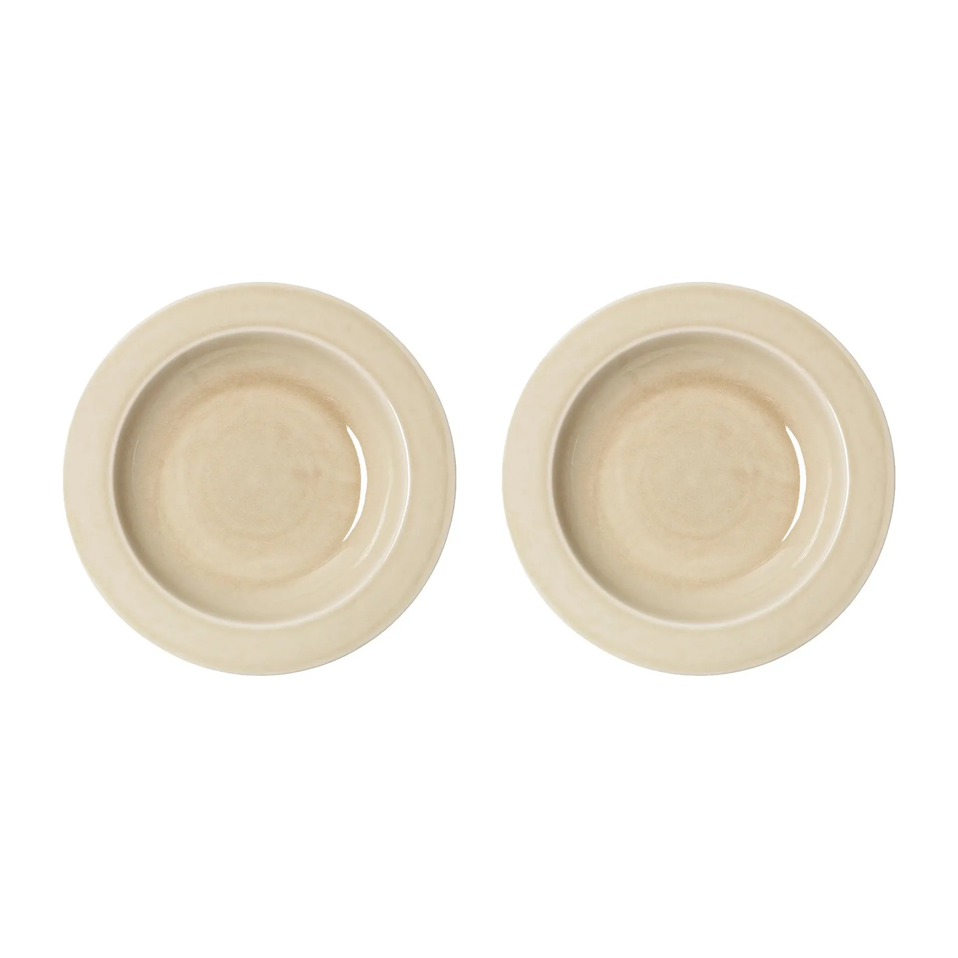 Piatto fondo Daga Ø 23,5 cm, confezione da 2, Avena PotteryJo