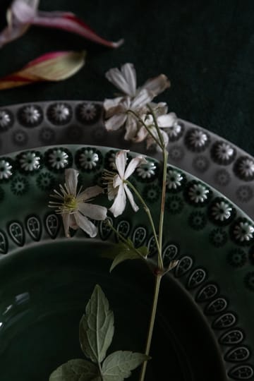 Piatto fondo Daisy Ø 21 cm confezione da 2 - forest (verde scuro) - PotteryJo