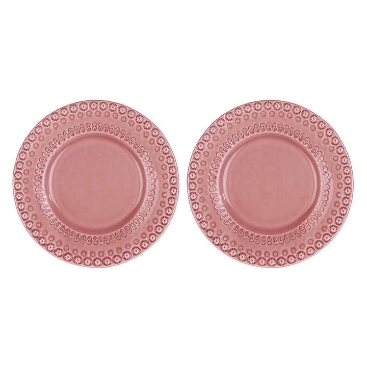 Piatto fondo Daisy Ø 22 cm confezione da 2 - rose (rosa) - PotteryJo