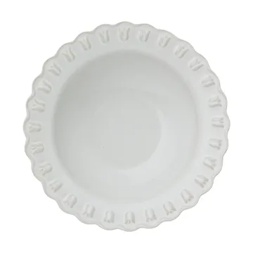 Piatto fondo Tulipa piccolo Ø17 cm confezione da 2 - Bianco - PotteryJo