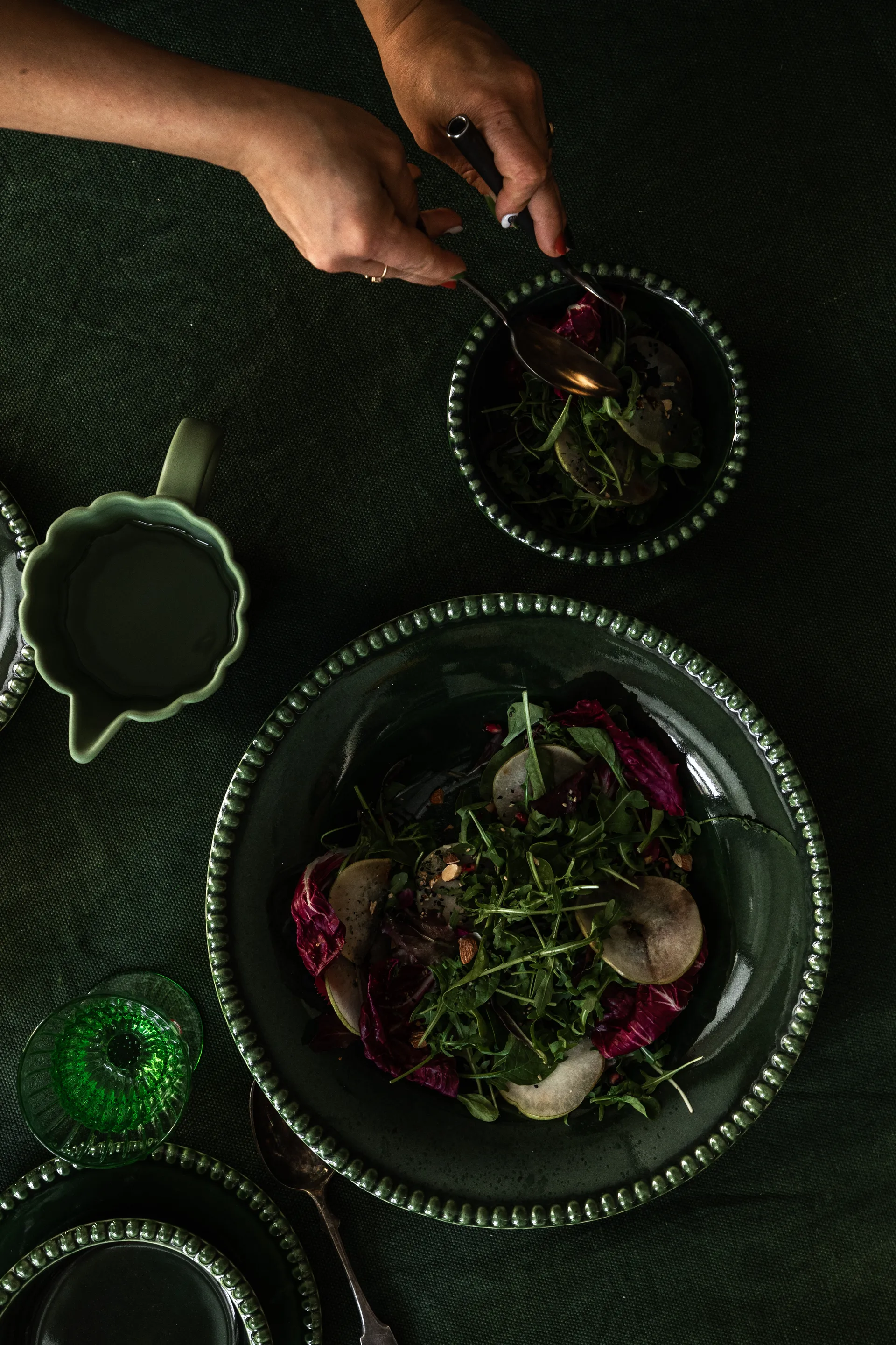 Piatto pasta Daria Ø 35 cm, Muschio PotteryJo