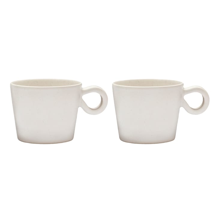 Tazza Daria con manico confezione da 2 - cotton white - PotteryJo