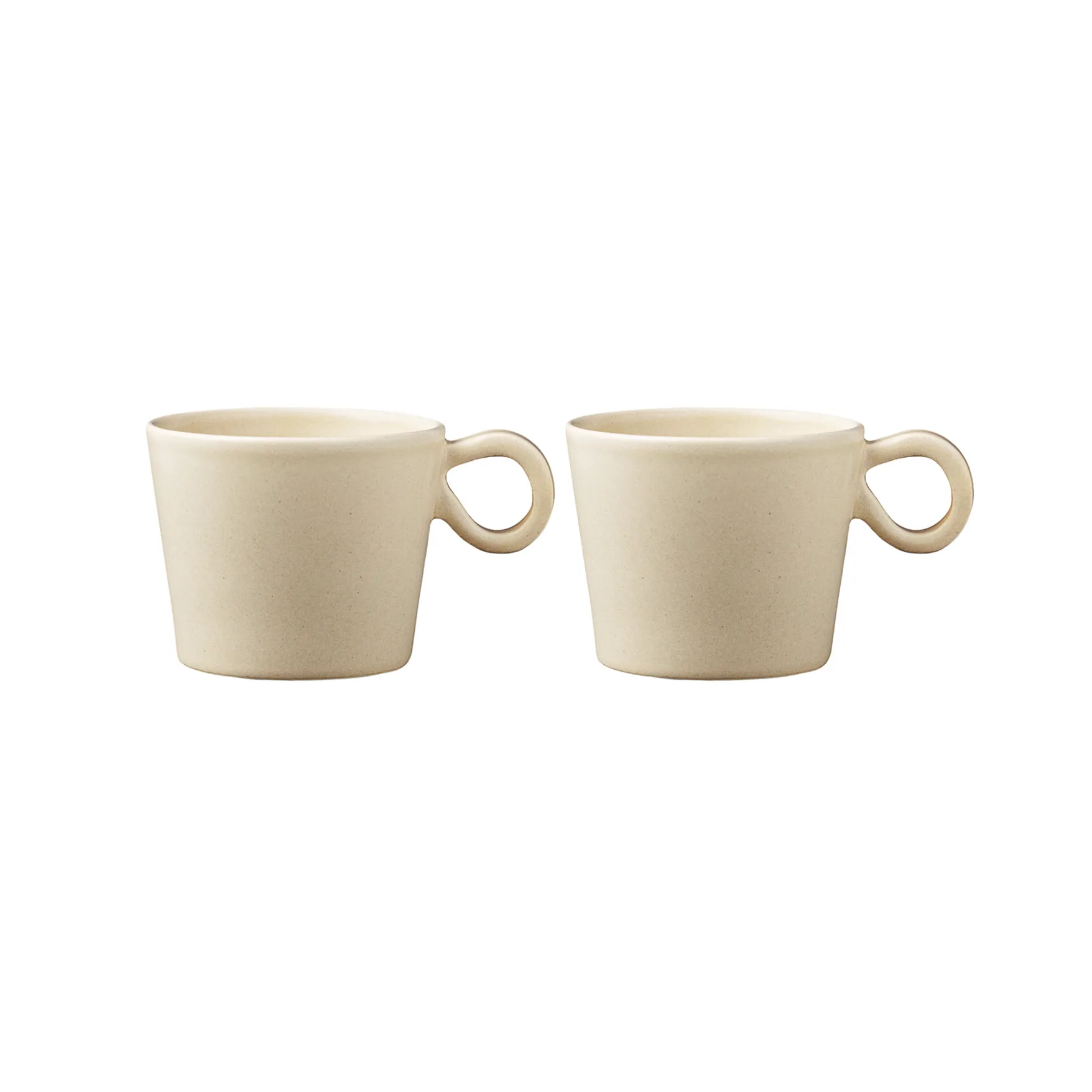 Tazza Daria con manico confezione da 2, Sand PotteryJo