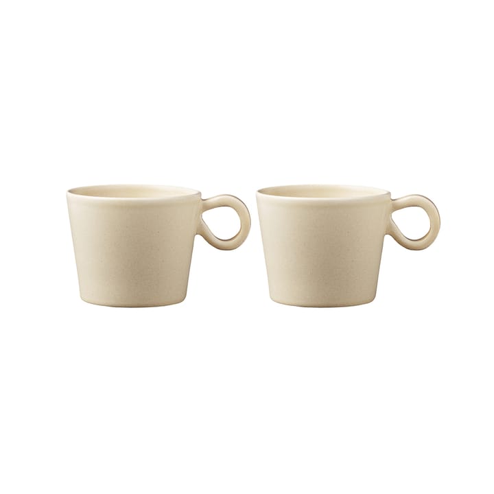 Tazza Daria con manico confezione da 2 - Sand - PotteryJo