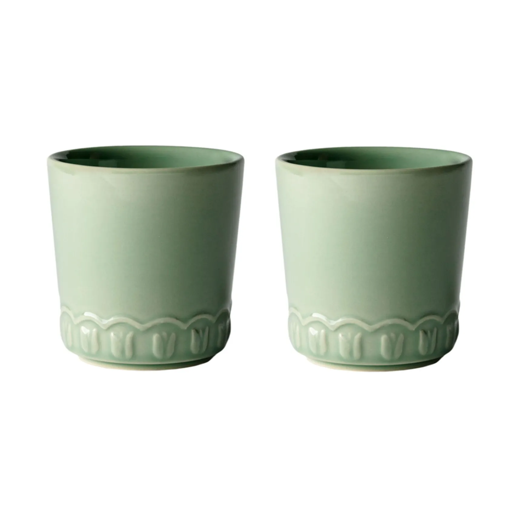 Tazzina Tulipa 20 cl confezione da 2, Verona green PotteryJo