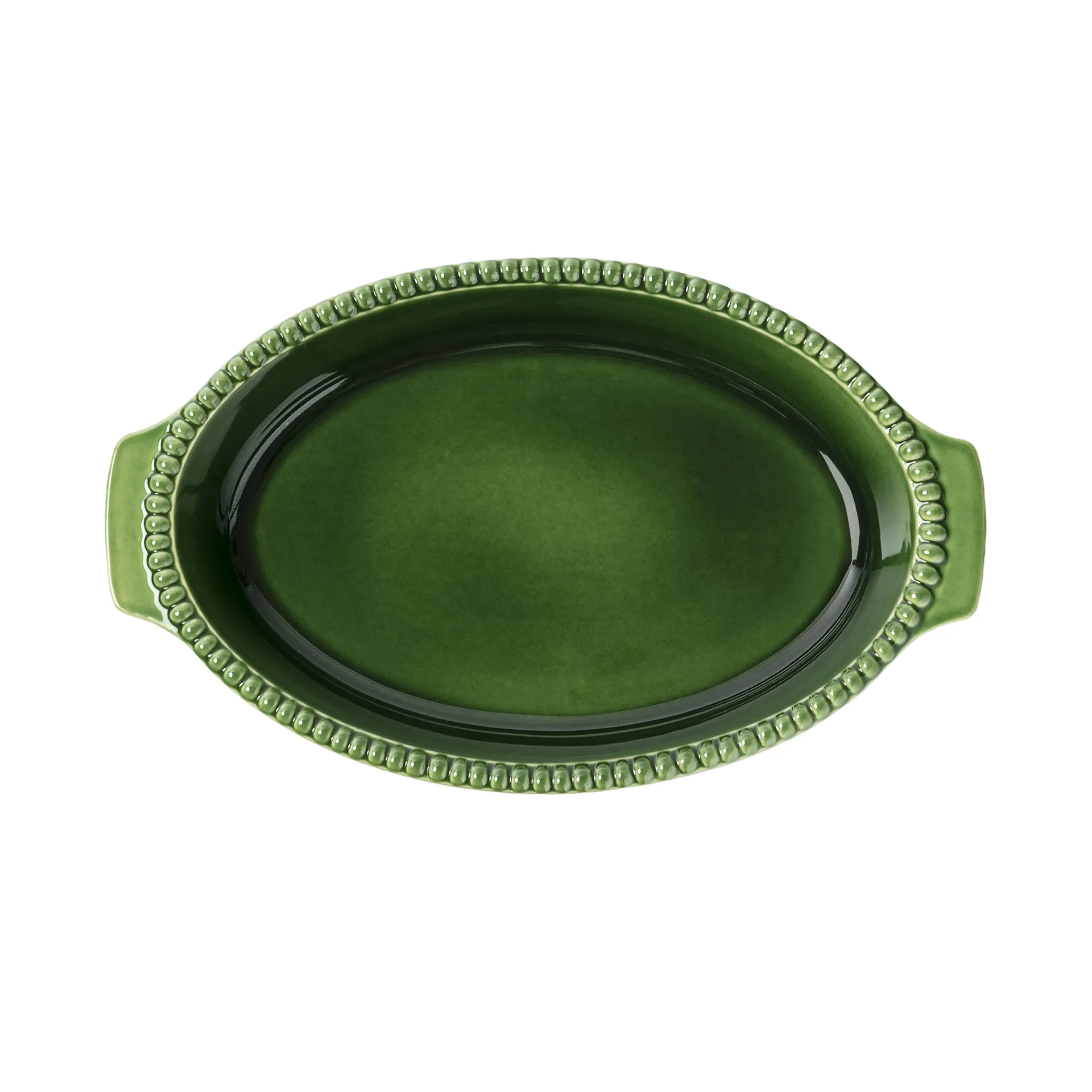 Teglia da forno Daria 35 cm, Verde muschio PotteryJo