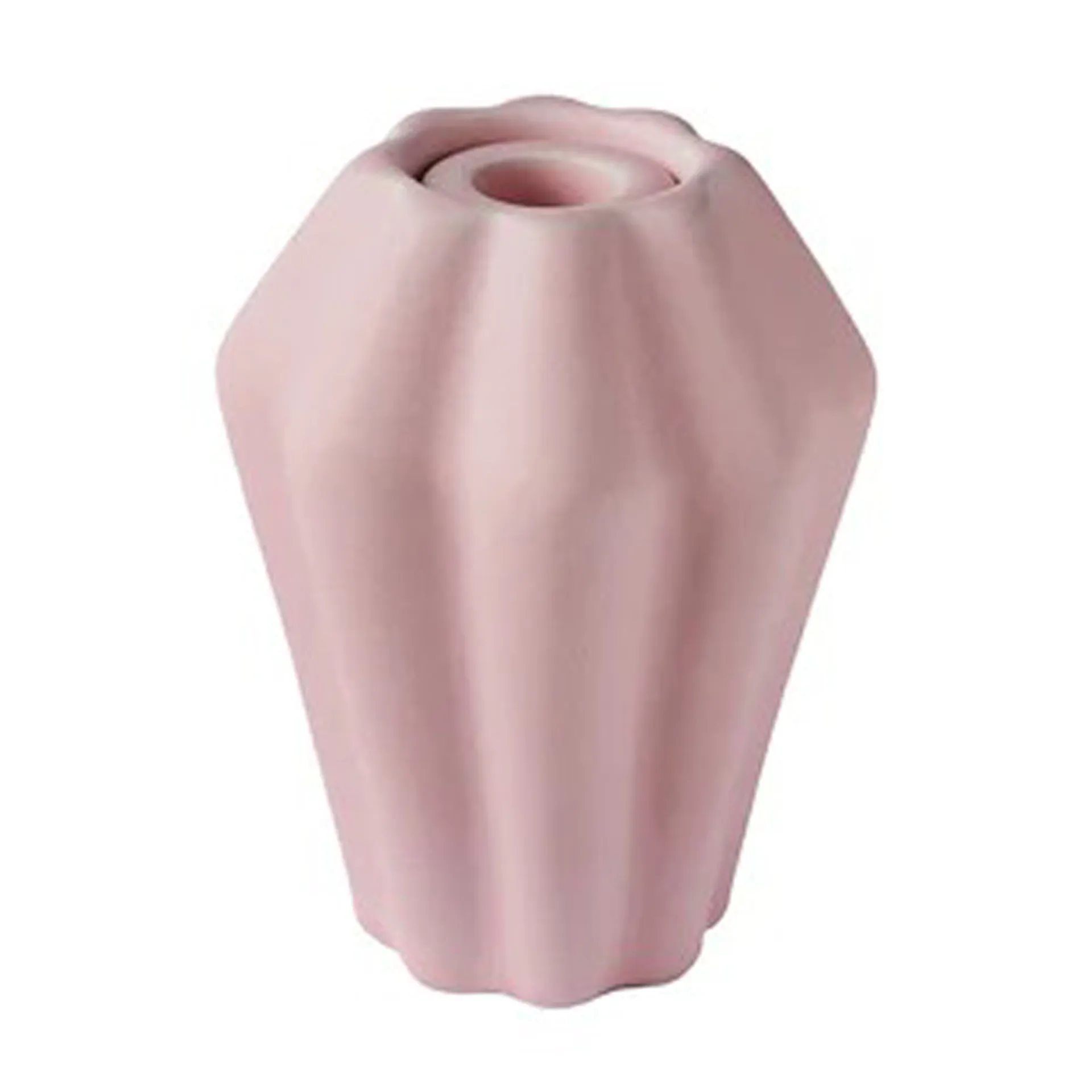 Vaso/Portacandela Birgit 14 cm, Rosa lily PotteryJo