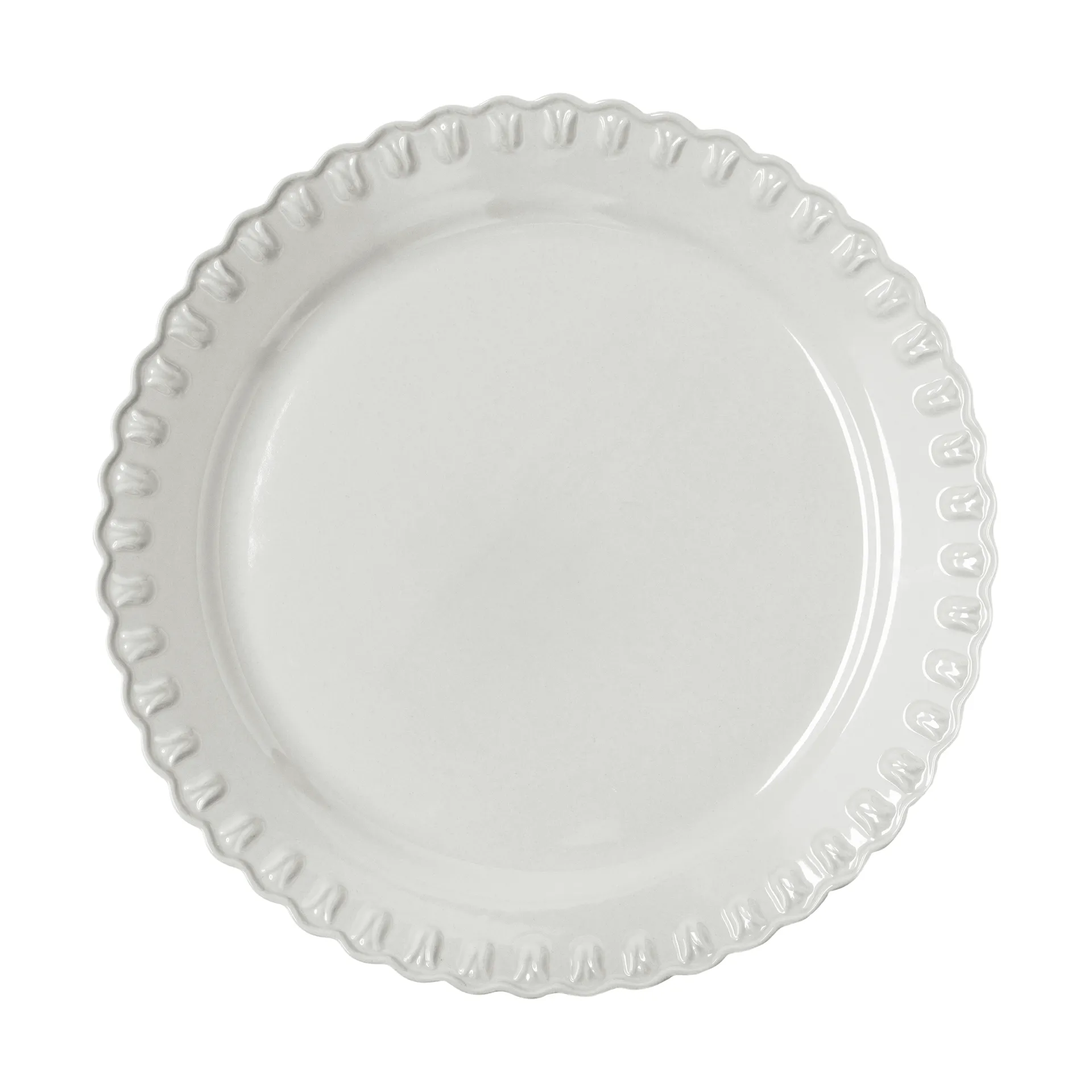 Vassoio Tulipa Ø37 cm, Bianco PotteryJo