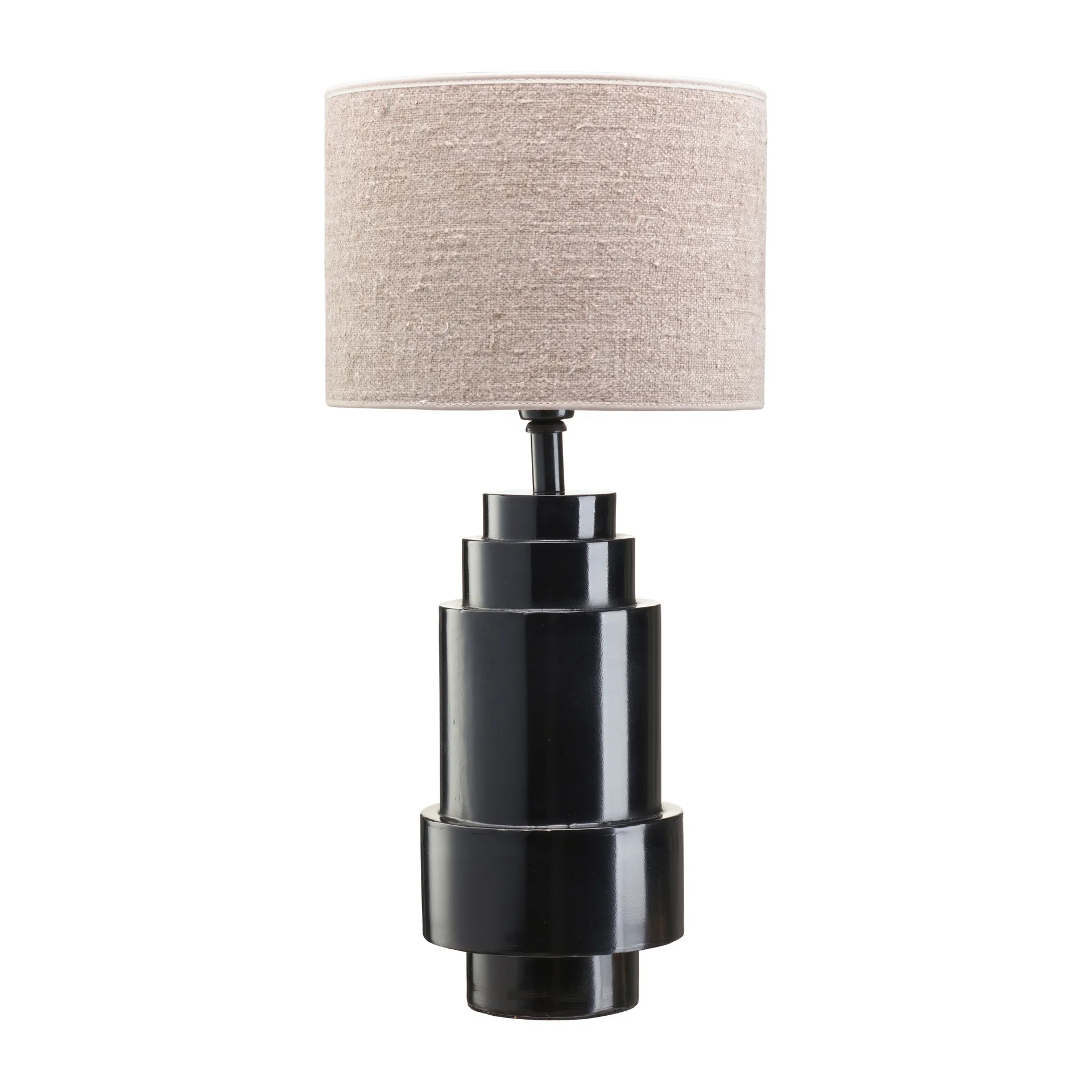 Base lampada Empire nera, 40 cm PR Home