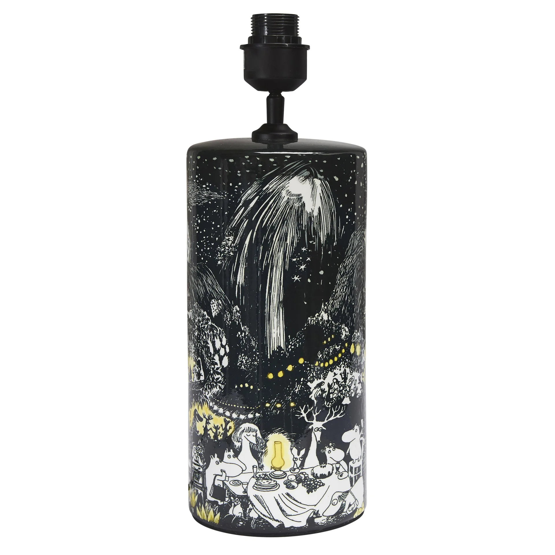 Base lampada Moomin The Family 43 cm, nero PR Home