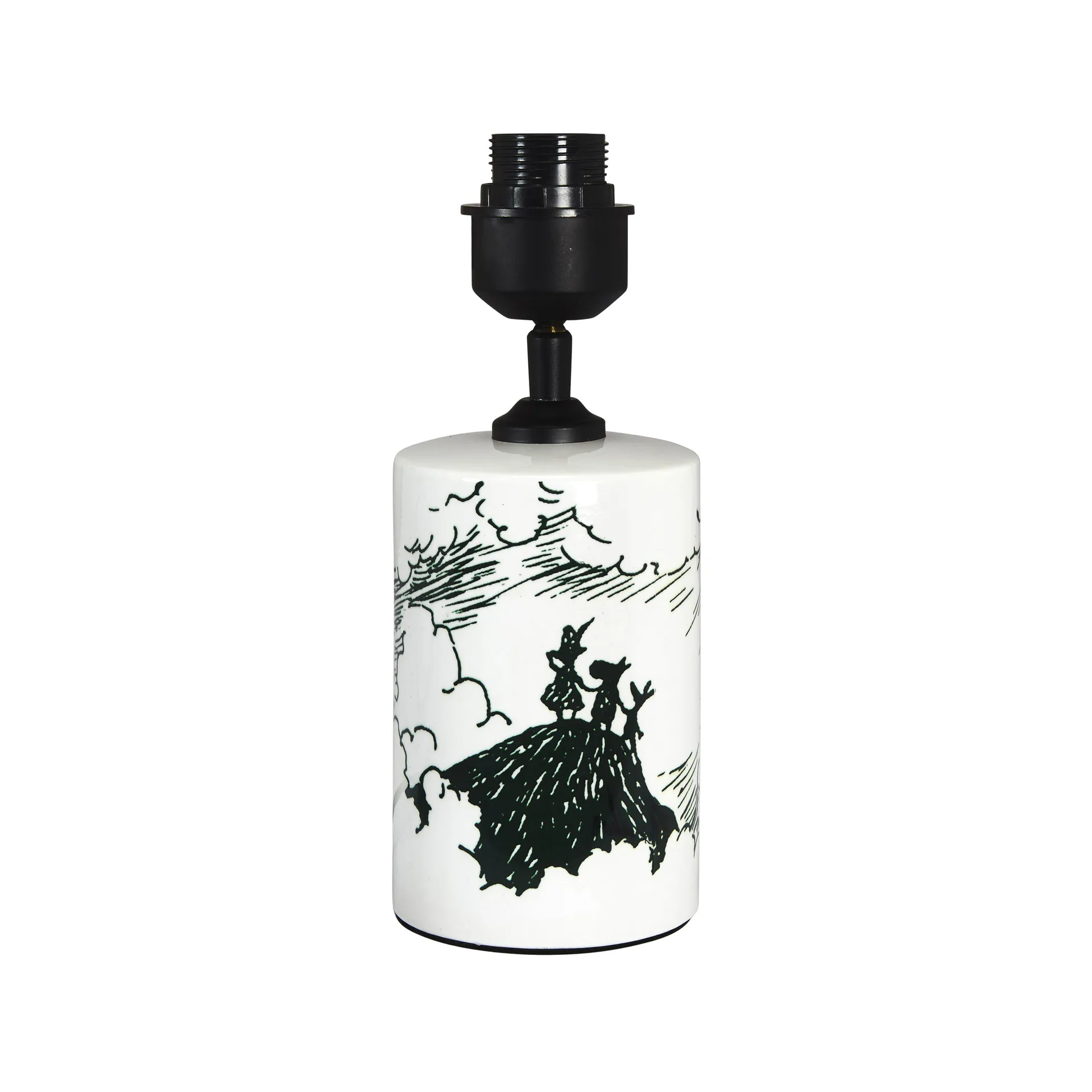 Base lampada Moomin The Storm 27 cm, nero PR Home