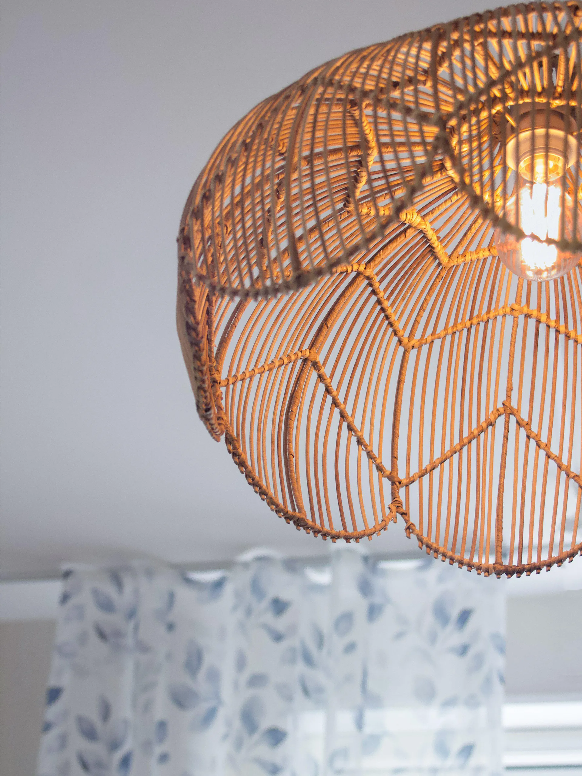 Belle lampadario, Naturale, Ø53x32 cm PR Home