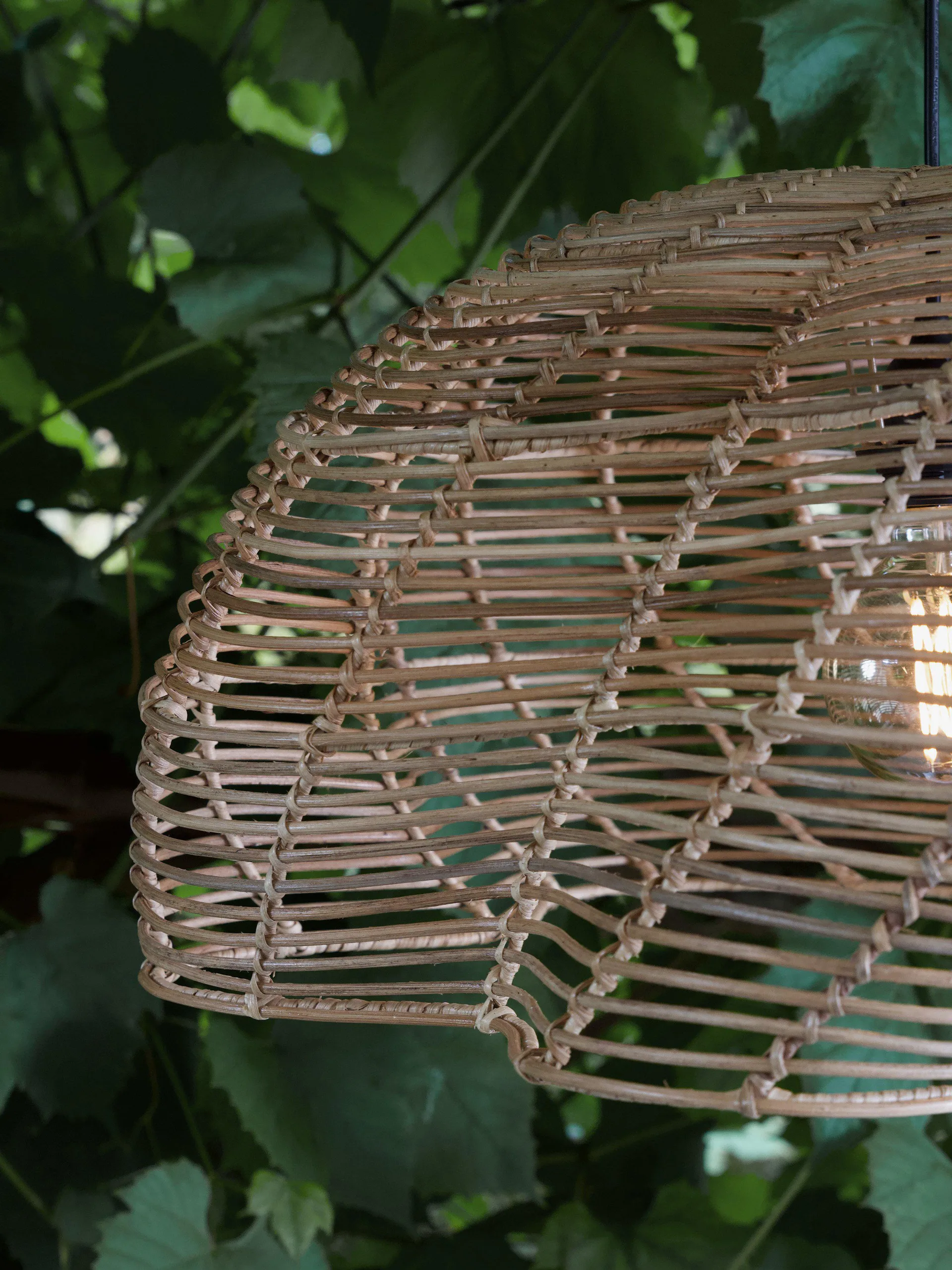 Mayla lampada a sospensione per esterni, Naturale, Ø53x32 cm PR Home