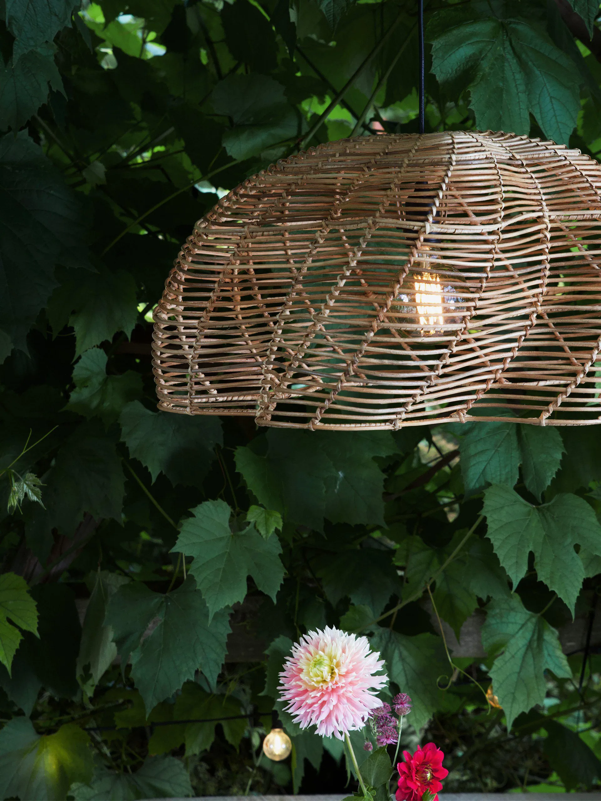 Mayla lampada a sospensione per esterni, Naturale, Ø53x32 cm PR Home