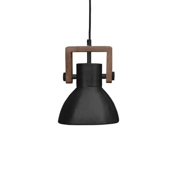 Plafoniera Ashby singola Ø 19 cm - nero zinco - PR Home