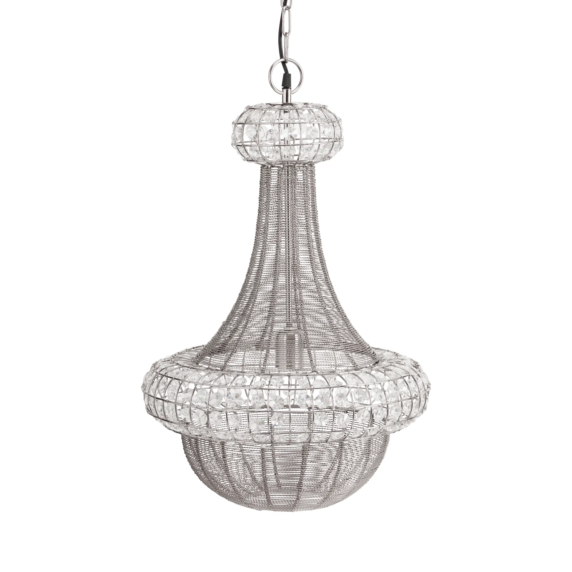Plafoniera Saba 42 cm, argento PR Home