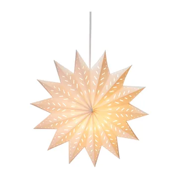 Stella dell'Avvento Alfa - Bianco, 50 cm - PR Home