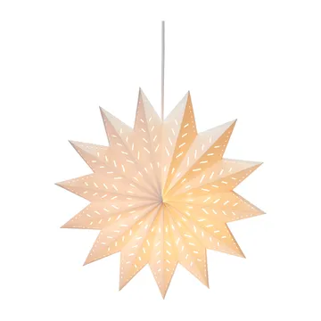 Stella dell'Avvento Alfa - Bianco, 60 cm - PR Home
